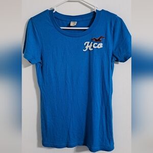 Hollister Blue Short Sleeve T-Shirt HCO
